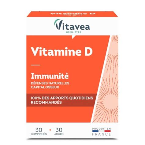 Complément alimentaire Vitalité Vitamine D Défenses Naturelles VITAVEA