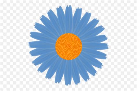 Daisy Clipart Blue Daisy - Daisy Border Clipart - FlyClipart