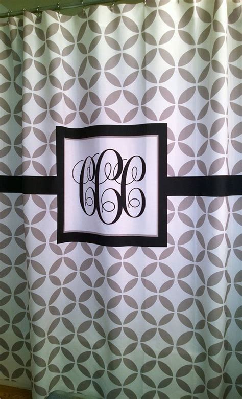 15 Monogram Shower Curtain To Buy From 59 Aida Homes Shower