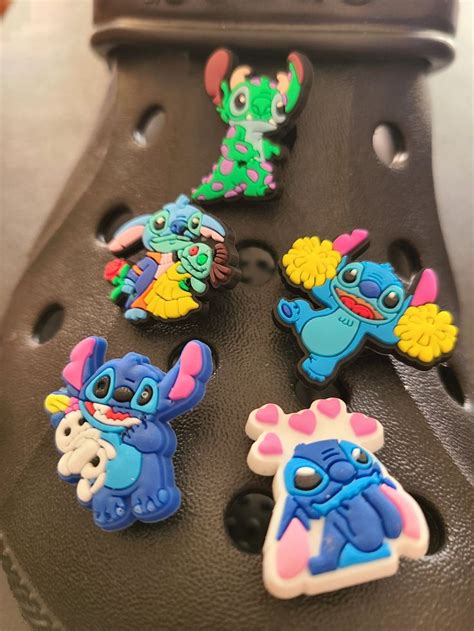 Croc Shoe Charms Stitch Etsy Croc Jibbitz Ideas Crocs Croc Charms