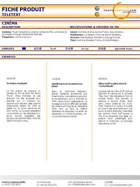 CATALOGUE TELETEXT FRANCAIS Q ppt télécharger