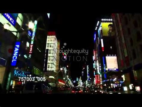 Tokyo Night Tracking forward Ginza street POV 夜の銀座4丁目付近 YouTube