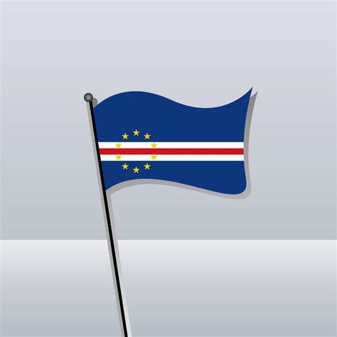 Illustration Of Cape Verde Flag Template 13349081 Vector Art At Vecteezy