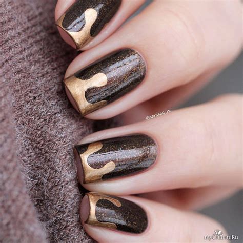 30 Deliciously Creative Chocolate Nail Designs