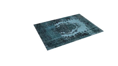 37363 Carpet Kelim Pop Turquoise 240x170cm 3D Warehouse