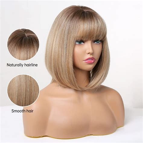 Short Blonde Bobs Blonde Bob Wig Brown To Blonde Ash Blonde Short