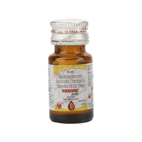 Waxonil Activ Ear Drops Uses Side Effects Dosage Composition