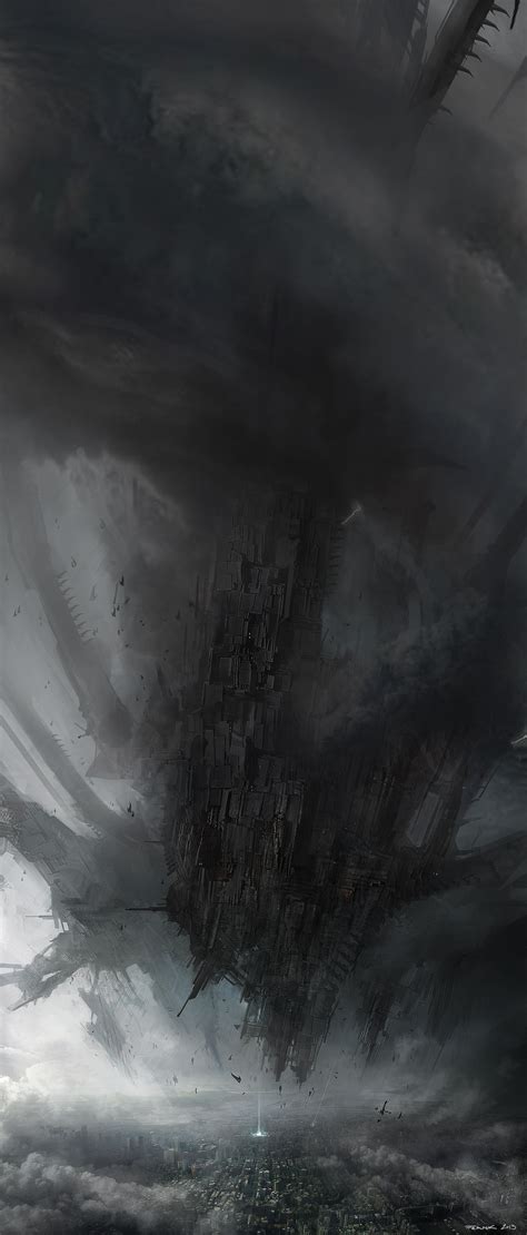 Invasion fantasy art artwork aliens cities wallpaper | (131373)