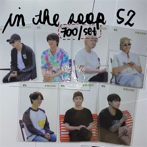 Bts In The Soop Season Clear Photocard Rm Jin Suga Jhope Jimin V