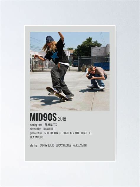 Mid 90s Skateboard Movie Poster Ubicaciondepersonascdmxgobmx