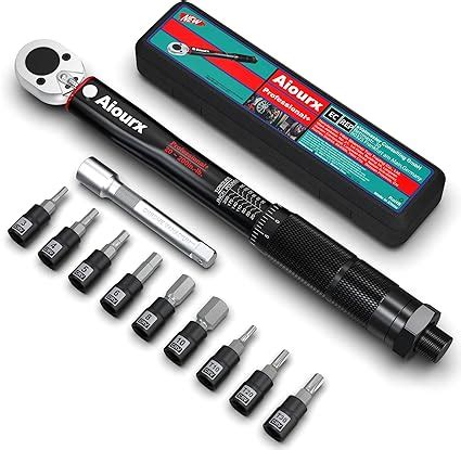 Aiourx 1 4 Inch Drive Click Torque Wrench Set 20 200 In Lb 2 26 22