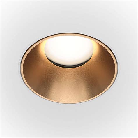 Maytoni Share Downlight Einbauleuchte GU10 matt Gold Weiss Ø10 2mm