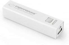 Powerbank Esperanza 2400mAh Biały EMP102W Opinie i ceny na Ceneo pl