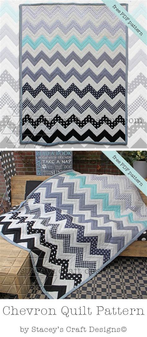 Free Chevron Quilt Pdf Pattern By Staceys Craft Designs Quilts