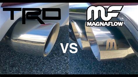 Camry Trd Exhaust Vs Magnaflow 19494 Exhaust 2018 2023 Youtube