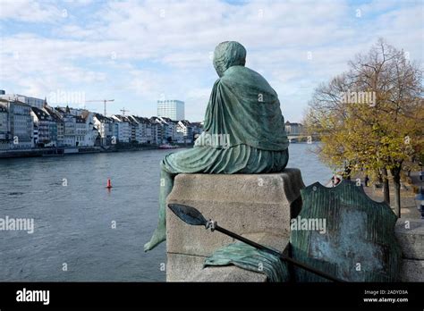 A view of Helvetia statue in Basel, Switzerland Stock Photo - Alamy