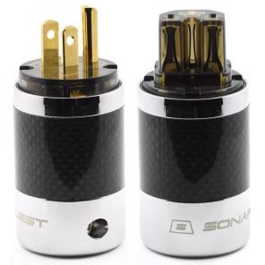 SonarQuest Power Connectors Carbon Edition Gold Plated