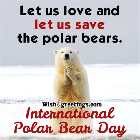 International Polar Bear Day Messages - Wish Greetings