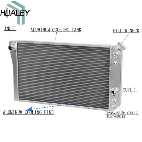 Row Full Aluminum Racing Radiator For Chevy S Blazer V