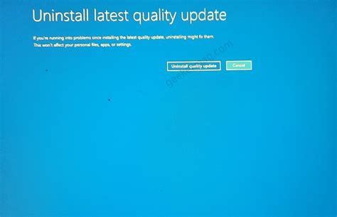 How to Uninstall Latest Feature Updates in Windows 11