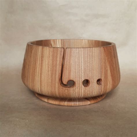 Yarn Bowl Wood Large Yarn Ball Holder Bowl Knitting Bowls For Etsy