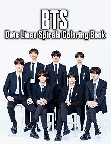 Bts Dots Lines Spirals Coloring Book Outside The Lines Coloring Book