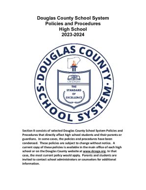 Fillable Online Douglas County School District District Test