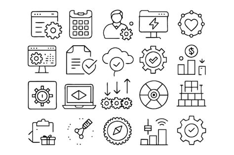 Premium Vector Devops Methodology Editable Stroke Outline Icons Set