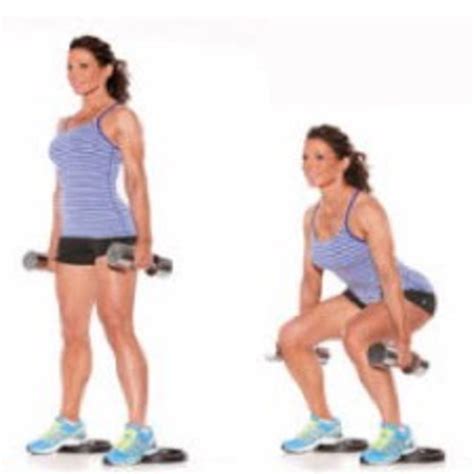 Heel Elevated Goblet Squat Exercise How To Workout Trainer By Skimble