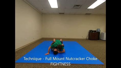 Full Mount Nutcracker Choke Technique Fightness Mma Youtube