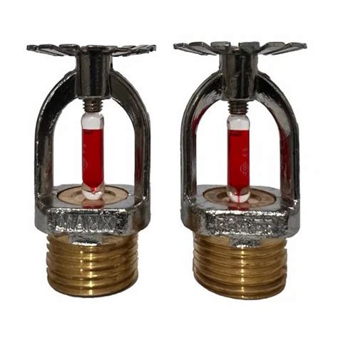 Manxpower 68 Degree Pendent Fire Sprinklers Brass Bulb Size 5mm At Rs 400piece In New Delhi