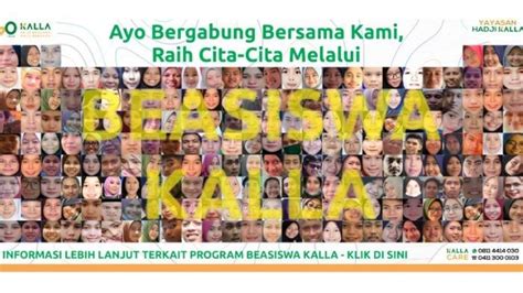 Info Beasiswa Link Pendaftaran Beasiswa Kalla Beasiswa Kuliah