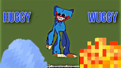 How To Draw In Minecraft Pixel Art Huggy Wuggy Youtube