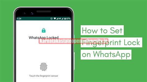 How To Lock Whatsapp On Your Phone Using Fingerprint Face Id Full Guide