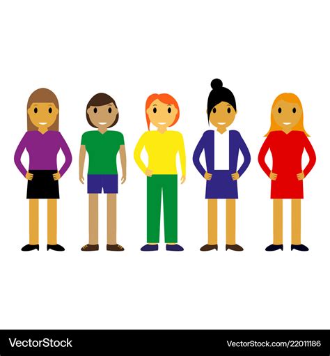 Cartoon Different People Royalty Free Vector Image