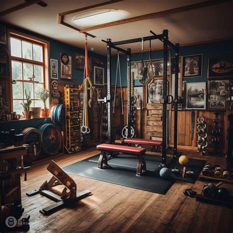 Vintage Boxing Gym Inspired Home Gym