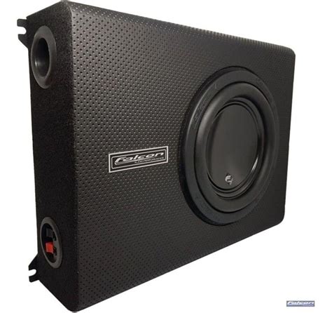 Caixa Slim Falcon Subwoofer De W Rms Mdf Xs Caixas De Som