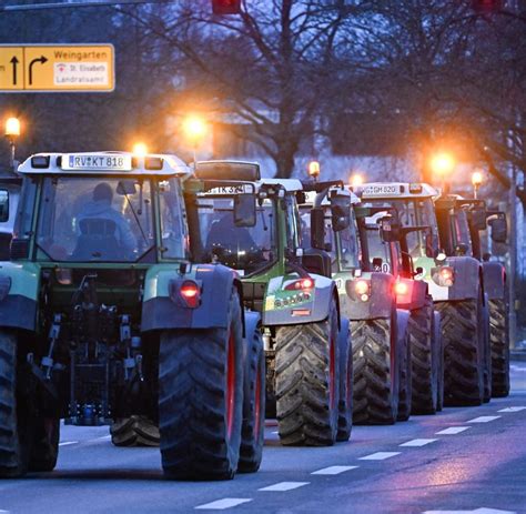 Bauern protestieren Einschränkungen im Raum Ulm WELT