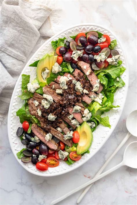 Gegrilltes Steak Mit Salat Und Balsamico Glasur Rezept Elle Republic