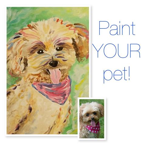 Paint Your Pet Custom Pet Painting Workshop Brush Studio Minneapolis