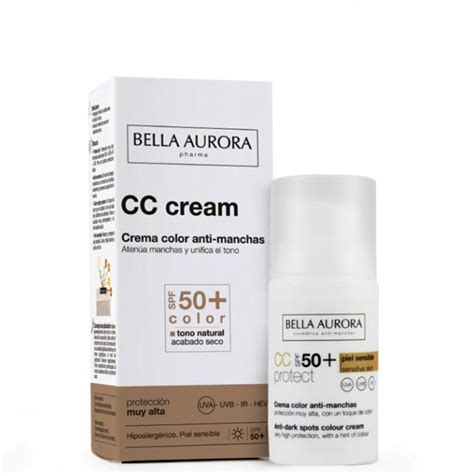 Bella Aurora CC Cream Crema Color Anti Manchas SPF50 30ml FarmaSoler