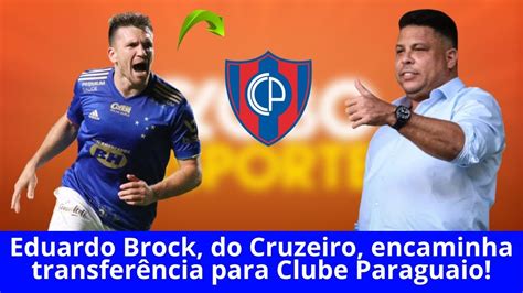 DE ÚLTIMA HORA CRUZEIRO ENCAMINHA NEGOCIAÇÃO DO ZAGUEIRO EDUARDO BROCK