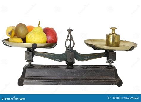 Weighing Of Fruits Stock Photo Image Of Gram Measuring