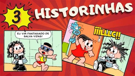 3 HISTORINHAS NARRADAS DO CEBOLINHA GIBI DA TURMA DA MÔNICA NARRADO