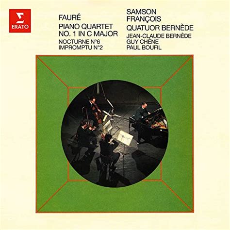 Amazon co jp Fauré Piano Quartet No 1 Nocturne No 6 Impromptu No