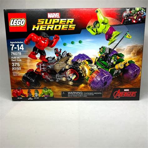 Lego | Toys | Lego Marvel Hulk Vs Red Hulk Retired Marvel Super Heros ...