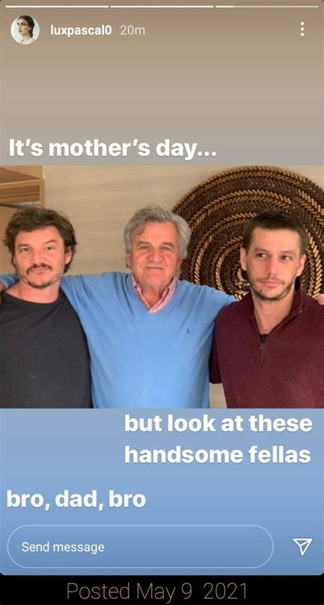 Pedro pascal's beautiful family : r/Pedro_Pascal