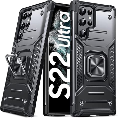 Simicoo Funda De Metal Para Samsung S Ultra Con Protector De