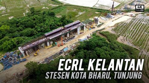 ECRL Kelantan Stesen Kota Bharu Bandar Baru Tunjung Kelantan Jalan