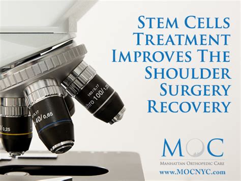 Stem Cells Improve Shoulder Surgery Recovery - MOC